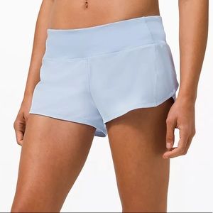 Lululemon Powder Blue Shorts NWOT